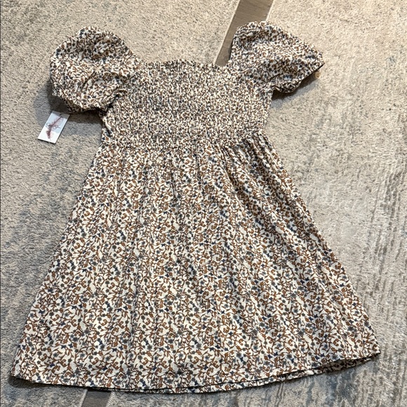 Chic Floral Puff Sleeve Dress - Picture 5 of 7